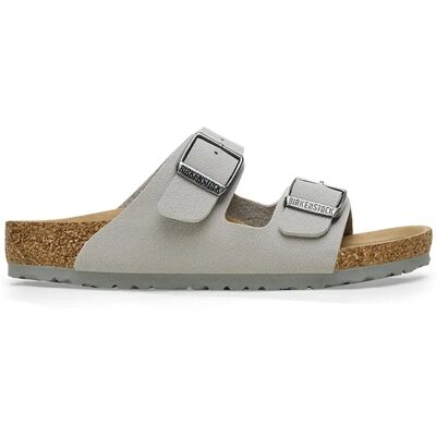 Sandales fille Birkenstock Arizona Vegan Nubuck Gris 33 Étroit - Publicité Sandales fille Birkenstock Arizona Vegan Nubuck Gris 33 Étroit - Publicité