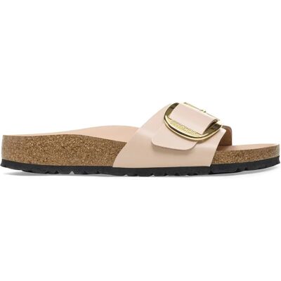 Sandales femme Birkenstock Madrid Big Buckle Natural Leather Patent Beige 36 - Publicité Sandales femme Birkenstock Madrid Big Buckle Natural Leather Patent Beige 36 - Publicité