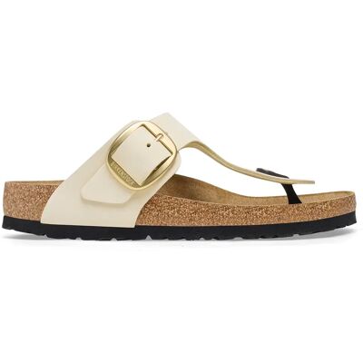 Sandales femme Birkenstock Gizeh Big Buckle Nubuck Leather Beige 38 - Publicité Sandales femme Birkenstock Gizeh Big Buckle Nubuck Leather Beige 38 - Publicité