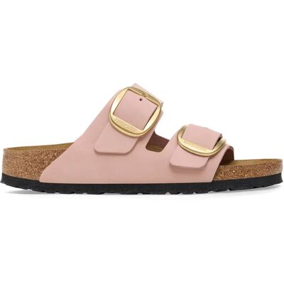 Mules femme Birkenstock Arizona Big Buckle Nubuck Leather Rose 39 Étroit - Publicité Mules femme Birkenstock Arizona Big Buckle Nubuck Leather Rose 39 Étroit - Publicité