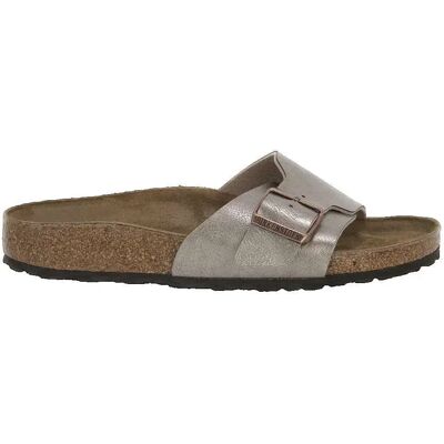 Mules étroite femme Birkenstock Catalina Gris 36 Étroit - Publicité Mules étroite femme Birkenstock Catalina Gris 36 Étroit - Publicité