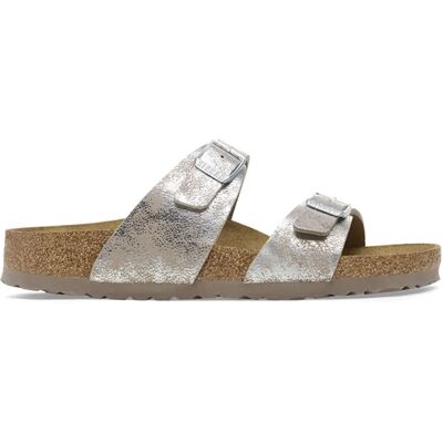 Mules femme Birkenstock Sydney BS Synthetics Argenté 43 - Publicité Mules femme Birkenstock Sydney BS Synthetics Argenté 43 - Publicité