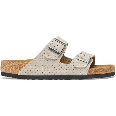 Sandales Birkenstock Arizona BS Suede Embossed Gris 36 - Publicité Sandales Birkenstock Arizona BS Suede Embossed Gris 36 - Publicité