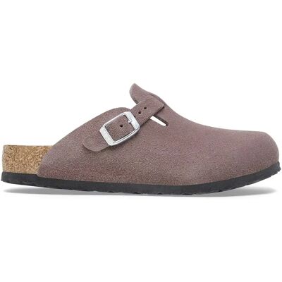 Mules enfant Birkenstock Boston Suede Leather Violet 34 Étroit - Publicité Mules enfant Birkenstock Boston Suede Leather Violet 34 Étroit - Publicité