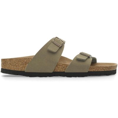 Sandales femme Birkenstock Sydney BS Synthetics Vert 35 - Publicité Sandales femme Birkenstock Sydney BS Synthetics Vert 35 - Publicité