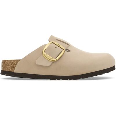 Sabots cuir femme Birkenstock Boston Leather Rose 36 Étroit - Publicité Sabots cuir femme Birkenstock Boston Leather Rose 36 Étroit - Publicité