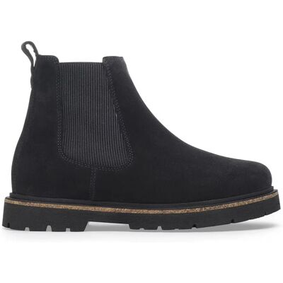 Bottines cuir suédé femme Birkenstock Highwood Slip On Noir 42 - Publicité Bottines cuir suédé femme Birkenstock Highwood Slip On Noir 42 - Publicité