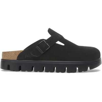 Sabots femme Birkenstock Boston Chunky Suede Leather Noir 43 Étroit - Publicité Sabots femme Birkenstock Boston Chunky Suede Leather Noir 43 Étroit - Publicité