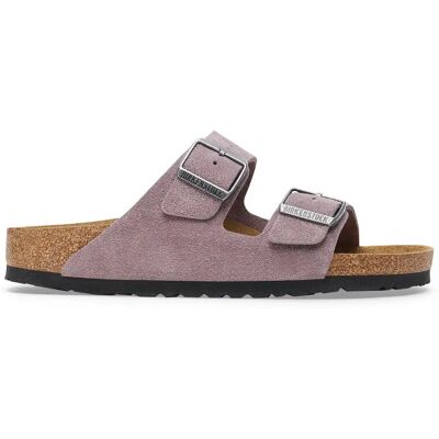 Sandales Birkenstock Arizona Suede Leather Violet 36 - Publicité Sandales Birkenstock Arizona Suede Leather Violet 36 - Publicité