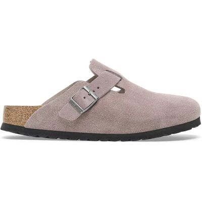 Sabots Birkenstock Boston Suede Leather Violet 42 Étroit - Publicité Sabots Birkenstock Boston Suede Leather Violet 42 Étroit - Publicité