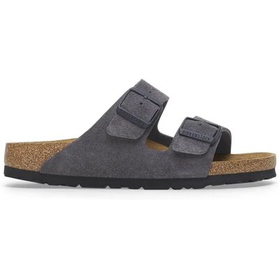 Sandales Birkenstock Arizona Suede Leather Gris 35 - Publicité Sandales Birkenstock Arizona Suede Leather Gris 35 - Publicité