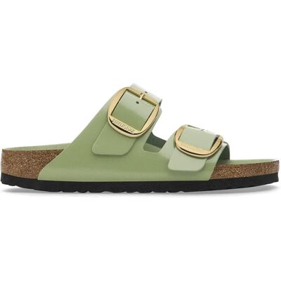 Sandales femme Birkenstock Arizona Big Buckle Natural Leather Patent Vert 39 Étroit - Publicité Sandales femme Birkenstock Arizona Big Buckle Natural Leather Patent Vert 39 Étroit - Publicité