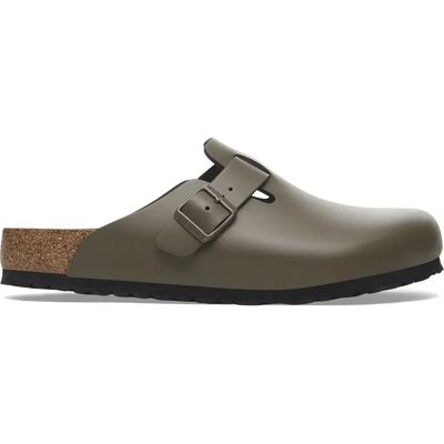 Sabots en cuir Birkenstock Boston Gris 38 - Publicité Sabots en cuir Birkenstock Boston Gris 38 - Publicité