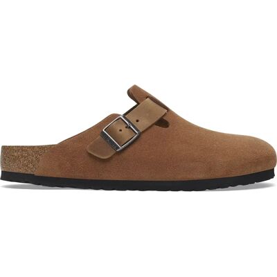 Sabots cuir Birkenstock Boston Marron 44 Étroit - Publicité Sabots cuir Birkenstock Boston Marron 44 Étroit - Publicité