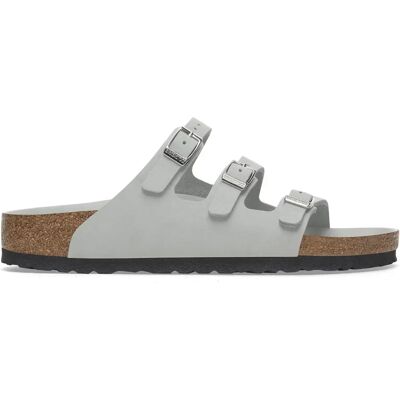 Sandales Birkenstock Florida Fresh Nubuk Gris 41 Étroit - Publicité Sandales Birkenstock Florida Fresh Nubuk Gris 41 Étroit - Publicité