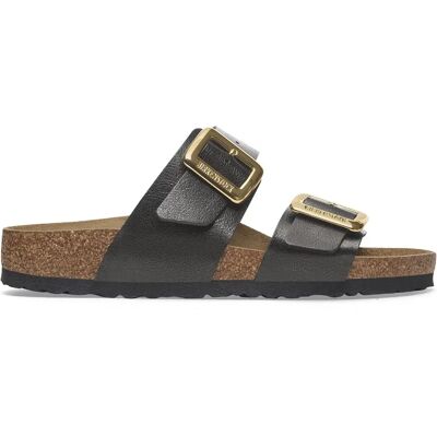 Sandales à boucle femme Birkenstock Sydney Birko-Flor Noir 37 Étroit - Publicité Sandales à boucle femme Birkenstock Sydney Birko-Flor Noir 37 Étroit - Publicité