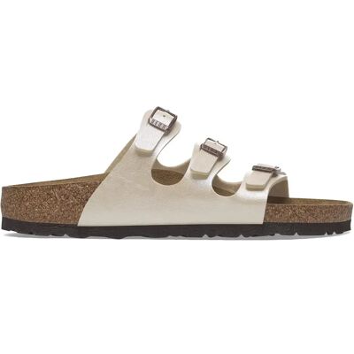 Sandales femme Birkenstock Florida BS Birko-Flor Blanc 39 Étroit - Publicité Sandales femme Birkenstock Florida BS Birko-Flor Blanc 39 Étroit - Publicité