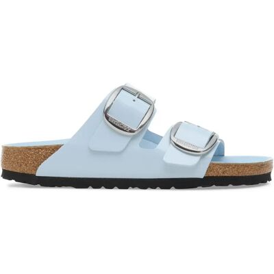 Sandales en cuir suédé naturel à grosse boucle Birkenstock Arizona Bleu 41 Étroit - Publicité Sandales en cuir suédé naturel à grosse boucle Birkenstock Arizona Bleu 41 Étroit - Publicité
