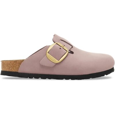 Sandales en cuir nubuck à grosse boucle femme Birkenstock Boston Violet 37 Étroit - Publicité Sandales en cuir nubuck à grosse boucle femme Birkenstock Boston Violet 37 Étroit - Publicité