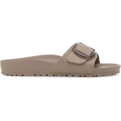 Claquettes à grosse boucle femme Birkenstock Madrid Eva Marron 40 Étroit - Publicité Claquettes à grosse boucle femme Birkenstock Madrid Eva Marron 40 Étroit - Publicité