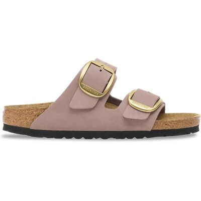 Sandales en cuir à grosse boucle femme Birkenstock Arizona Rose 41 Étroit - Publicité Sandales en cuir à grosse boucle femme Birkenstock Arizona Rose 41 Étroit - Publicité