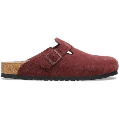 Sandales Birkenstock Boston BS Suede Leather Zifandel Rouge 37 - Publicité Sandales Birkenstock Boston BS Suede Leather Zifandel Rouge 37 - Publicité