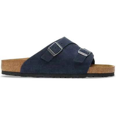 Sandales en cuir suédé Birkenstock Zürich Bleu 39 Étroit - Publicité Sandales en cuir suédé Birkenstock Zürich Bleu 39 Étroit - Publicité