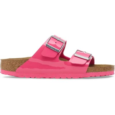 Sandales verni femme Birkenstock Arizona Birko-Flor Rose 36 Étroit - Publicité Sandales verni femme Birkenstock Arizona Birko-Flor Rose 36 Étroit - Publicité