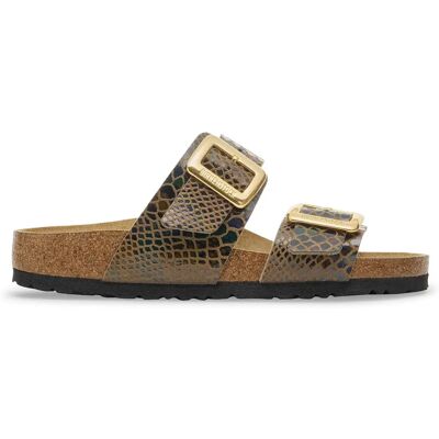 Sandales à boucle coussinée synthétique femme Birkenstock Sydney Violet 41 Étroit - Publicité Sandales à boucle coussinée synthétique femme Birkenstock Sydney Violet 41 Étroit - Publicité