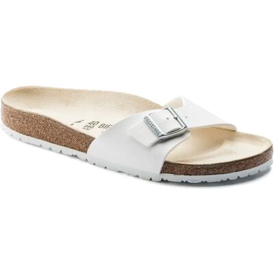 Sandales Birkenstock Madrid BF Blanc 43 - Publicité Sandales Birkenstock Madrid BF Blanc 43 - Publicité
