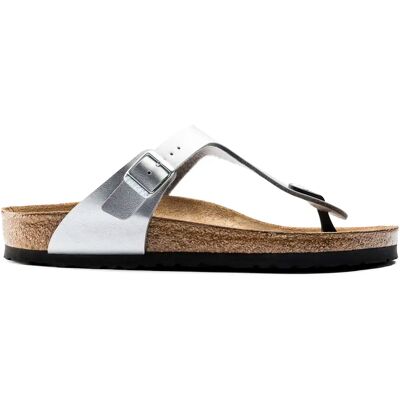 Tongs femme Birkenstock Gizeh Birko-Flor Argenté 43 - Publicité Tongs femme Birkenstock Gizeh Birko-Flor Argenté 43 - Publicité