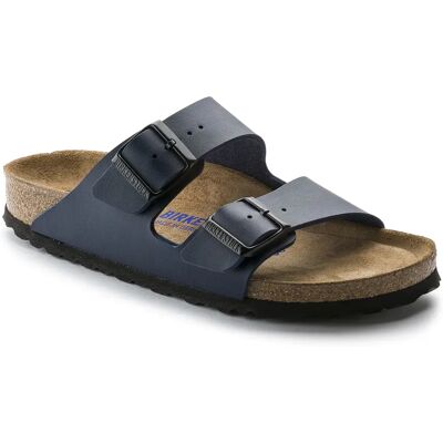 Sandales Birkenstock Arizona Birko-Flor Bleu 36 Étroit - Publicité Sandales Birkenstock Arizona Birko-Flor Bleu 36 Étroit - Publicité