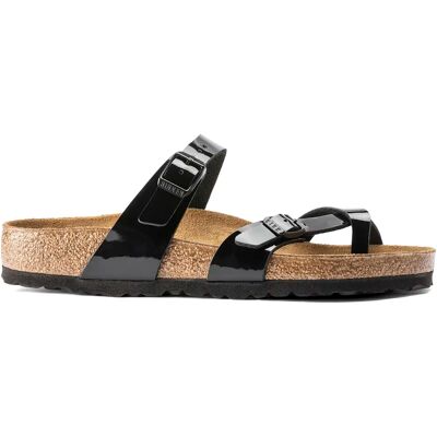 Tongs femme Birkenstock Mayari Birko-Flor Patent Noir 36 - Publicité Tongs femme Birkenstock Mayari Birko-Flor Patent Noir 36 - Publicité
