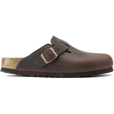 Sabots Birkenstock Boston Waxy Leather Multicolore 43 Étroit - Publicité Sabots Birkenstock Boston Waxy Leather Multicolore 43 Étroit - Publicité