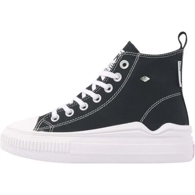 Baskets femme British Knights Kaya Flow Mid Noir 37 - Publicité Baskets femme British Knights Kaya Flow Mid Noir 37 - Publicité