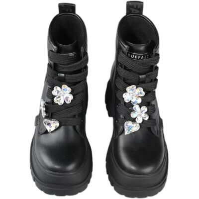 Bottines femme Buffalo Aspha RLD Ice 2.0 Noir 37 - Publicité Bottines femme Buffalo Aspha RLD Ice 2.0 Noir 37 - Publicité