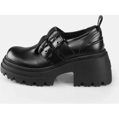 Mocassins femme Buffalo Bravr Jane DBL Noir 38 - Publicité Mocassins femme Buffalo Bravr Jane DBL Noir 38 - Publicité