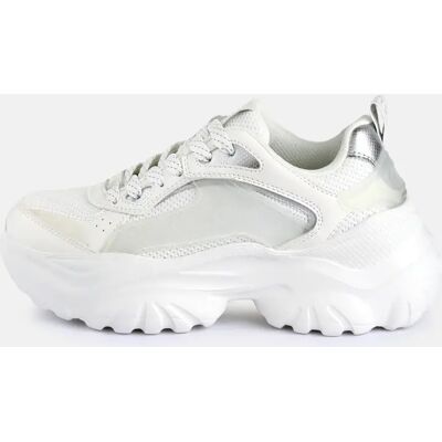 Baskets vegan nappa/mesh femme Buffalo Bliss Mesh Blanc 40 - Publicité Baskets vegan nappa/mesh femme Buffalo Bliss Mesh Blanc 40 - Publicité