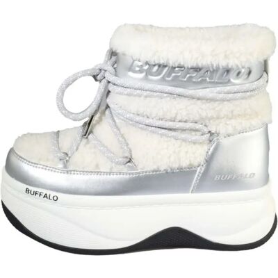 Baskets femme Buffalo Orcus Vegan Nappa Argenté 39 - Publicité Baskets femme Buffalo Orcus Vegan Nappa Argenté 39 - Publicité
