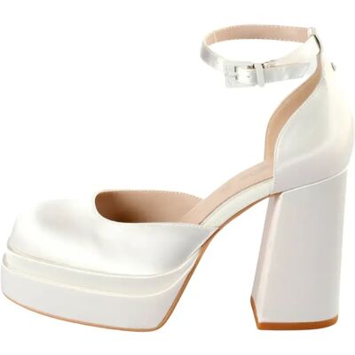 Chaussures à talon femme Buffalo Bonny Dorsay Blanc 41 - Publicité Chaussures à talon femme Buffalo Bonny Dorsay Blanc 41 - Publicité