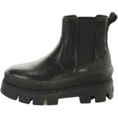 Bottines nappa vegan femme Buffalo Raven Chelsea Noir 39 - Publicité Bottines nappa vegan femme Buffalo Raven Chelsea Noir 39 - Publicité