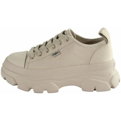 Baskets femme Buffalo Cade Lace Up Lo Beige 41 - Publicité Baskets femme Buffalo Cade Lace Up Lo Beige 41 - Publicité