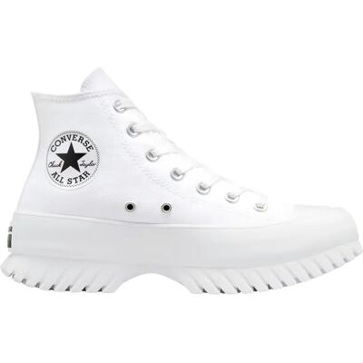 Baskets à plateforme montantes femme Converse Lugged 2.0 Blanc 40 - Publicité Baskets à plateforme montantes femme Converse Lugged 2.0 Blanc 40 - Publicité