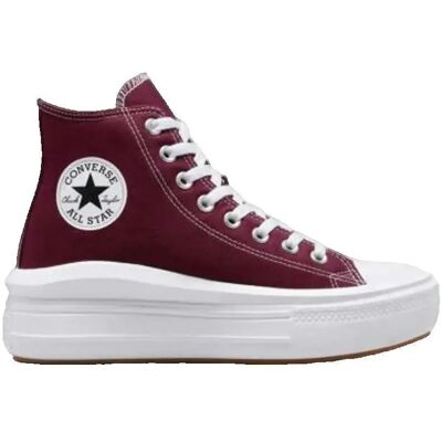 Baskets femme Converse All Star Move Hi Rouge 36 - Publicité Baskets femme Converse All Star Move Hi Rouge 36 - Publicité