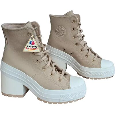 Bottines en cuir femme Converse Chuck 70 De Luxe Marron 39 - Publicité Bottines en cuir femme Converse Chuck 70 De Luxe Marron 39 - Publicité
