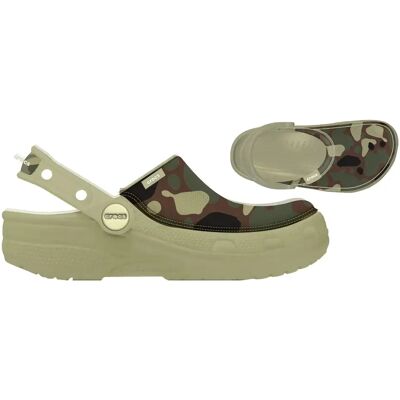 Sabots Crocs Classic Crafted Camo Vert 45/46 - Publicité Sabots Crocs Classic Crafted Camo Vert 45/46 - Publicité