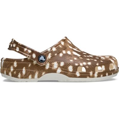 Sabots Crocs Classic Pop Animal Marron 42/43 - Publicité Sabots Crocs Classic Pop Animal Marron 42/43 - Publicité