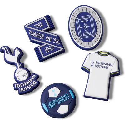 Jibbitz Crocs Tottenham (x5) Bleu TU - Publicité Jibbitz Crocs Tottenham (x5) Bleu TU - Publicité