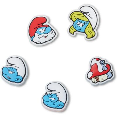 Jibbitz Crocs Smurfs (x5) Bleu TU - Publicité Jibbitz Crocs Smurfs (x5) Bleu TU - Publicité