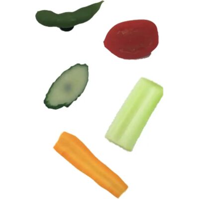 Jibbitz Crocs Realistic Crudites (x5) Multicolore TU - Publicité Jibbitz Crocs Realistic Crudites (x5) Multicolore TU - Publicité